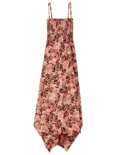 A.L.C. Adrianna floral-print dress Orange 6DRES01947