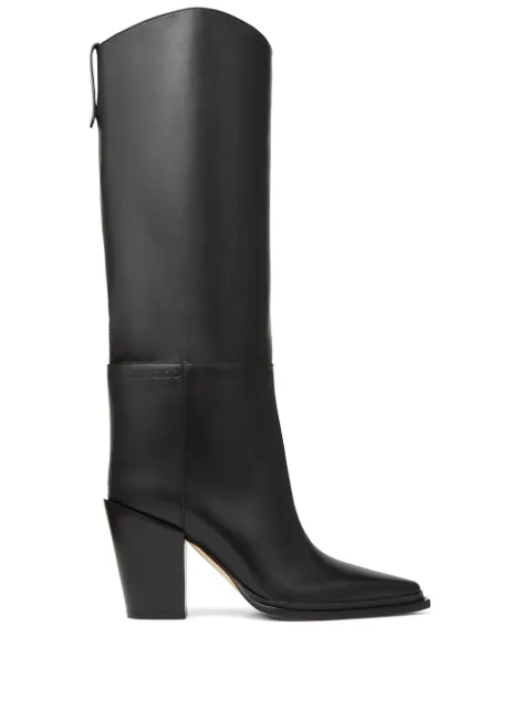 Jimmy Choo Cece 80 boots Black CECE80SLQ