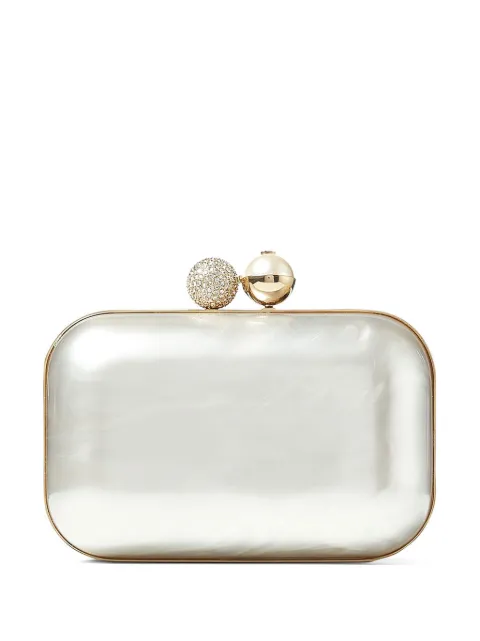 Jimmy Choo Cloud clutch bag Silver CLOUDTLY