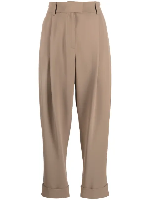 Brunello Cucinelli cropped tailored trousers Neutrals MA029P7941C8909
