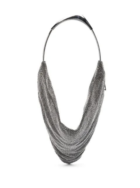 Benedetta Bruzziches Ursolina rhinestone-embellished shoulder bag Silver SS23008003URSULA