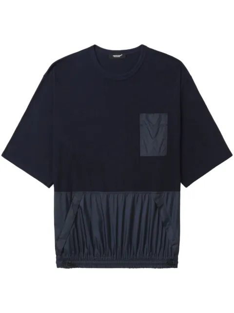 Undercover panelled pocket T-Shirt Blue UC1C4813