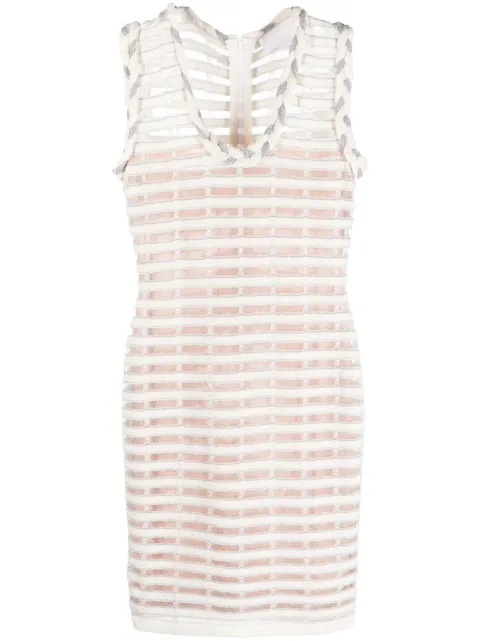 Genny sleeveless mini dress White 74AAF827CMT06006