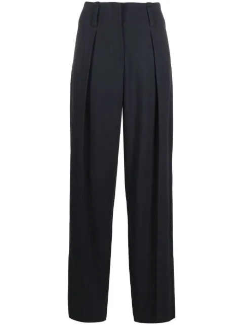 Brunello Cucinelli high-waist pleated trousers Blue MB097P8239C2446