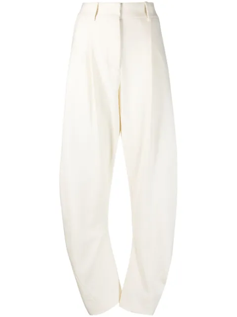 Off-White curved-leg trousers Neutrals OWCO004S23FAB0020404