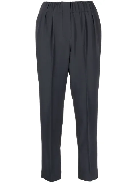 Brunello Cucinelli cropped tailored trousers Blue MA029P1673C8901