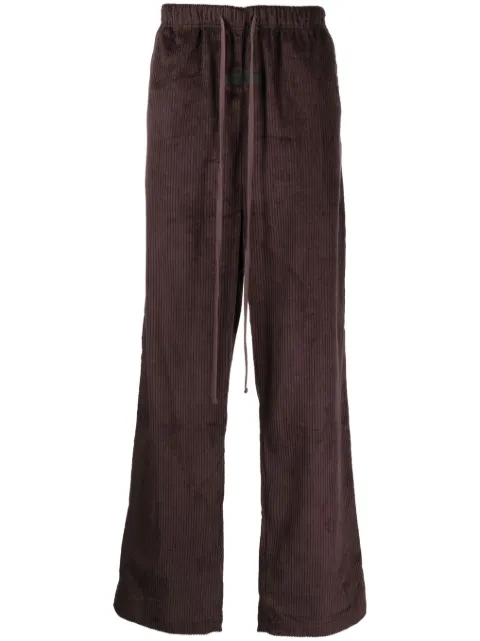 FEAR OF GOD ESSENTIALS drawstring corduroy track pants Brown 130BT224035F