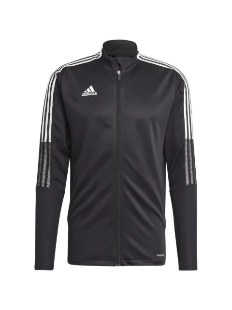adidas three-stripe panel track jacket Black GM7319