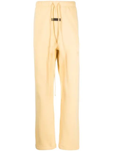 FEAR OF GOD ESSENTIALS drawstring cotton track pants Yellow 130BT222042F