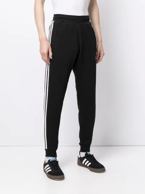 adidas side-stripe logo track pants Black GN3458