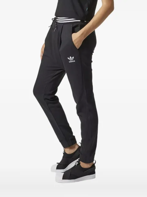 adidas logo-print track pants Black CY7490