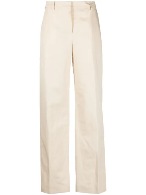 PT Torino high-waisted straight trousers Neutrals CDVSMBZ00STDBP65
