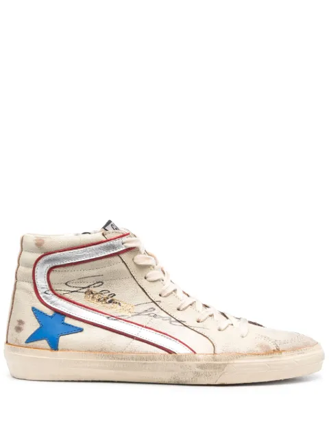 Golden Goose Slide high-top sneakers Neutrals GMF00115F004577