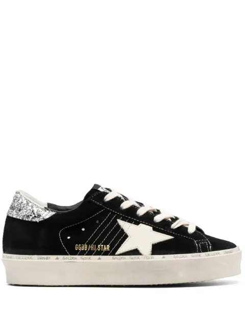 Golden Goose Hi Star glitter suede sneakers Black GWF00118F005045