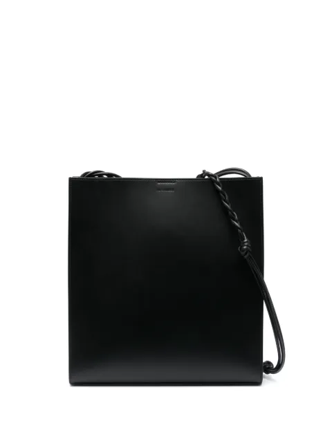 Jil Sander debossed-logo leather shoulder bag Black J25WG0002P5713