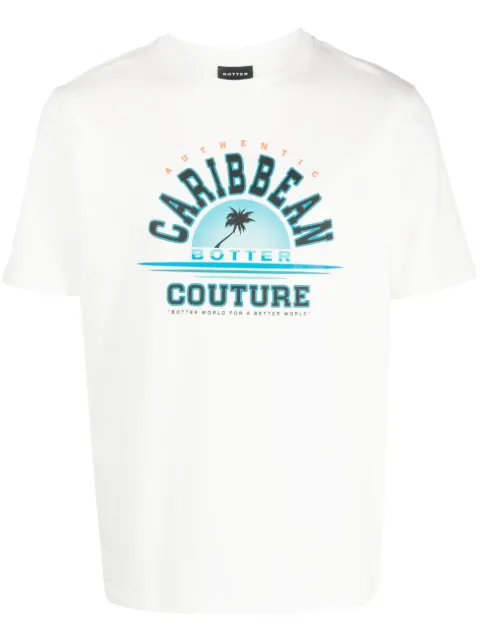 Botter graphic-print short-sleeve T-shirt White 3019CJ002