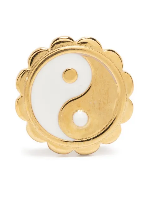 Maria Black yin-yang coin charm Gold 700014YG