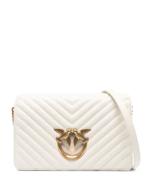 PINKO small shoulder bag Love bag click chevron Neutrals 100063A0GK