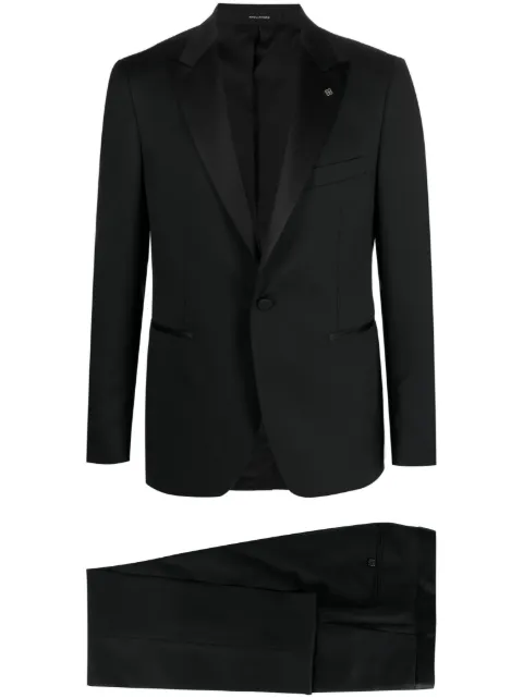 Tagliatore wool suit set Black SFBR15A01LIS060001UPER00