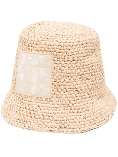 Jacquemus Le Bob Ficiu bucket hat Neutrals 235AC4505046