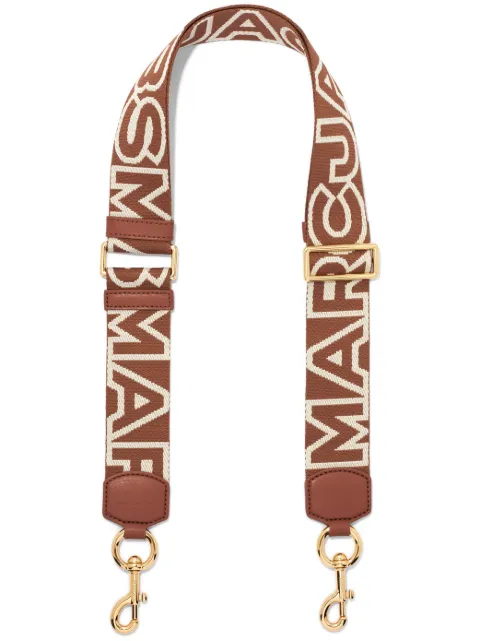 Marc Jacobs The Outline Logo Webbing strap Brown 2S3SST001S02