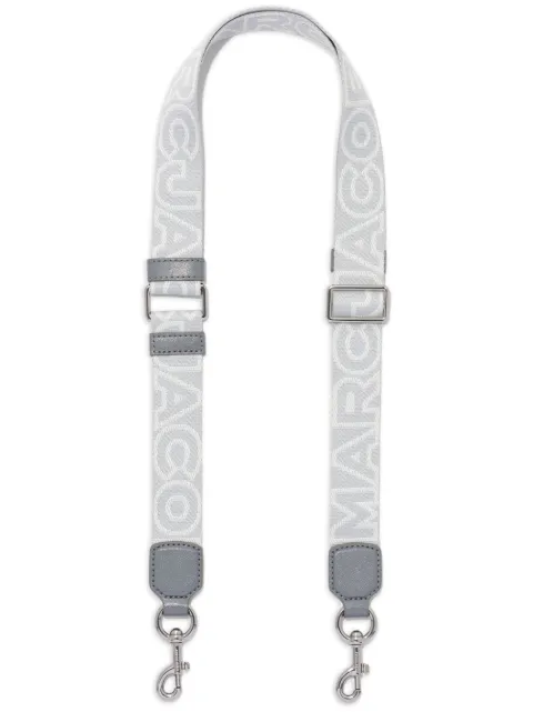 Marc Jacobs The Thin Outline Logo Webbing strap Grey 2S3SST002S02046
