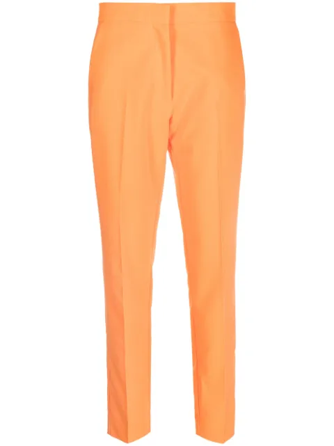 TWINSET high-waisted cigarette trousers Orange 231AP2166