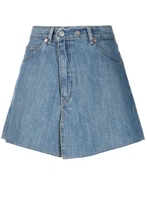 OUR LEGACY medium-wash denim skirt Blue W2234WM