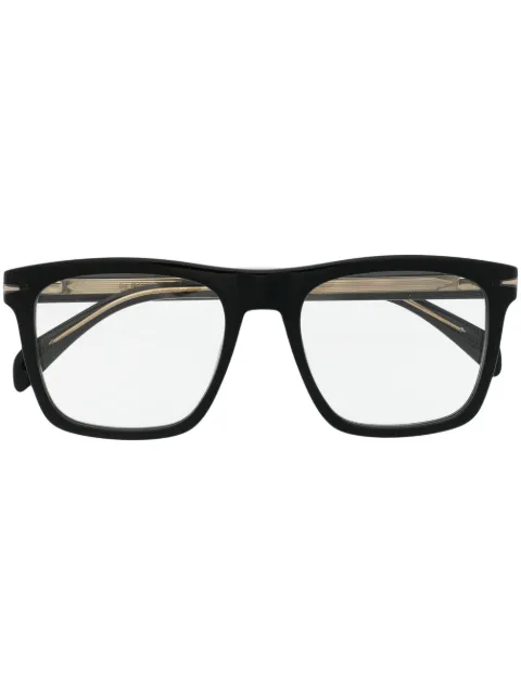 Eyewear by David Beckham square-frame tinted-lenses sunglasses Black DB7000CS