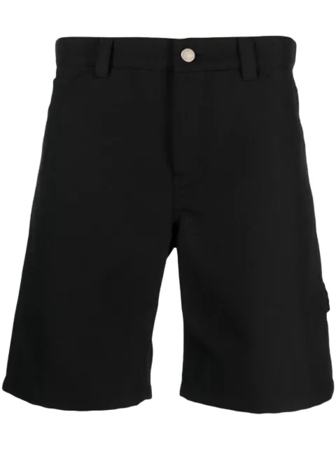 Courrèges above-knee length shorts Black 123CSH013PL0056