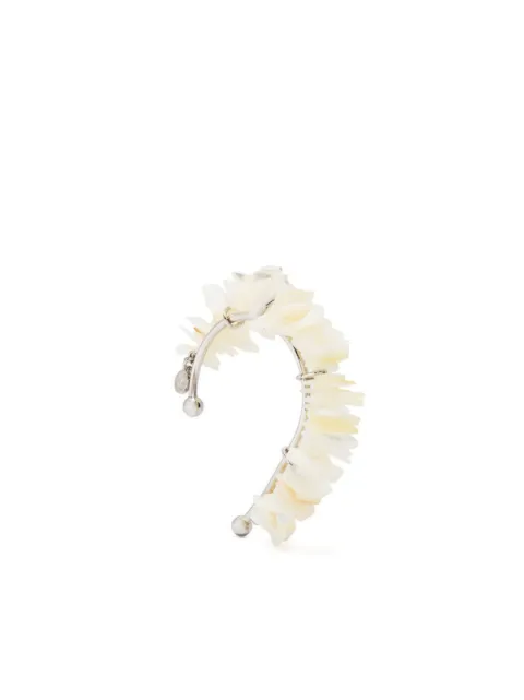 Courrèges mother of pearl ear cuff White 123ABI090BI0007