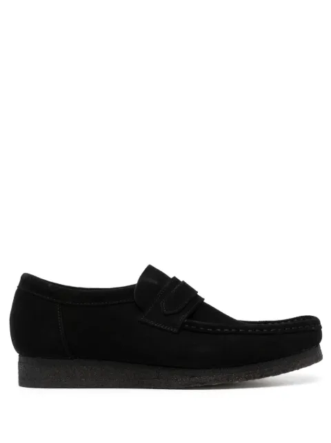 Clarks Originals Wallabee suede loafers Black 26172503