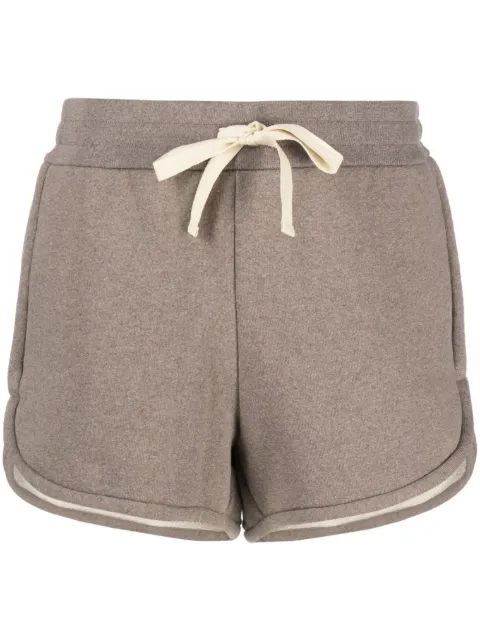 Jil Sander drawstring cotton shorts Brown J40MU0103J20010