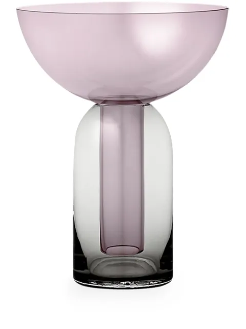 AYTM Torus transparent-design vase (33cm) Black 502809000013
