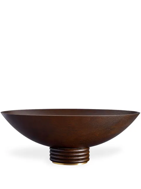 L'Objet Alhambra oval bowl Brown AH102