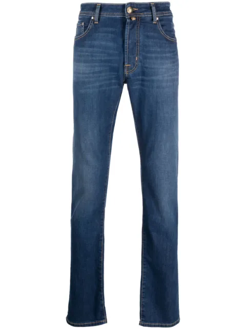 Jacob Cohën mid-rise straight-leg jeans Blue UQE0432S2851