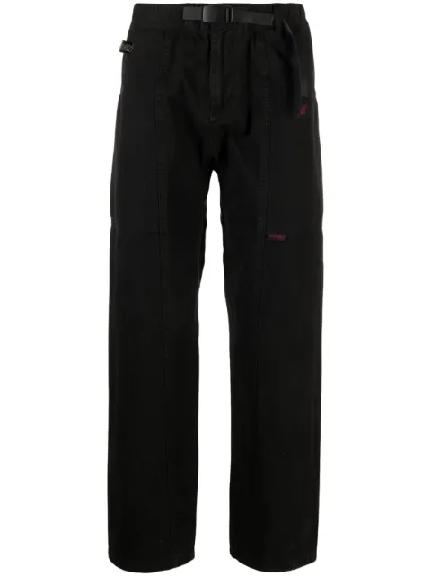 Gramicci logo-patch straight-leg trousers Black G105OGTBLACK