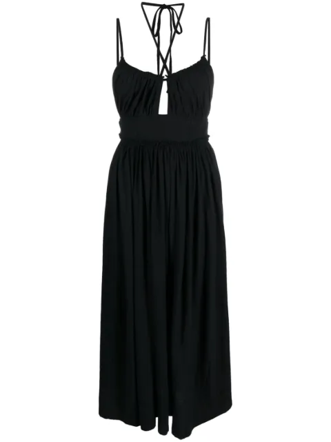 Ulla Johnson Freya halterneck midi dress Black SP230736