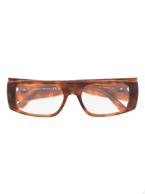 Moncler Eyewear tortoiseshell-effect glasses Brown ML5186