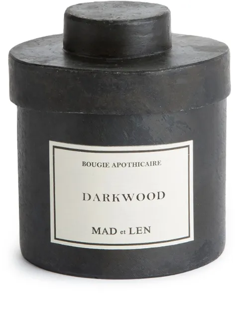 MAD et LEN D'Apothicaire Darkwood scented candle (300g) Black BA300DW