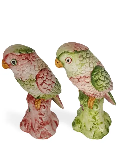 Les-Ottomans small Parrot sculptures set Multicolour MAR72