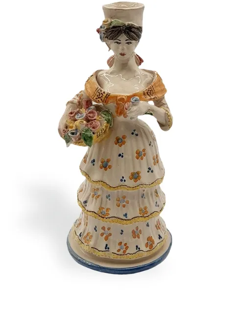 Les-Ottomans Lemon Woman porcelain candle holder White SCU16