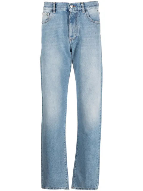 GCDS low-rise straight-leg jeans Blue CC94M350248