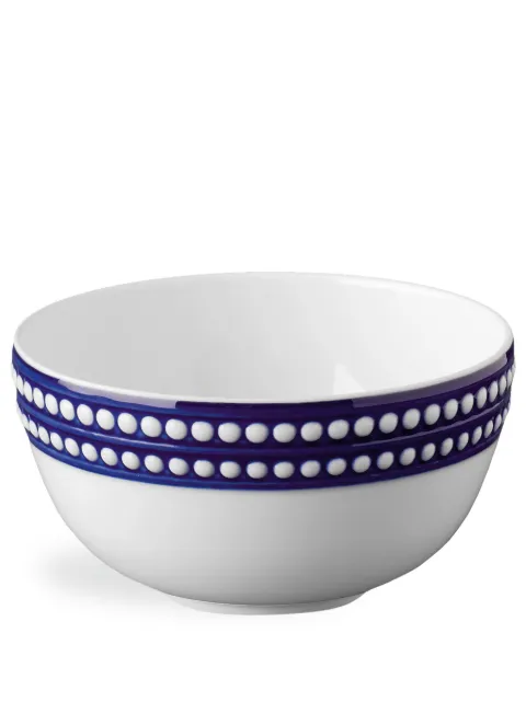 L'Objet Perlée cereal bowl (14cm) Blue PR435