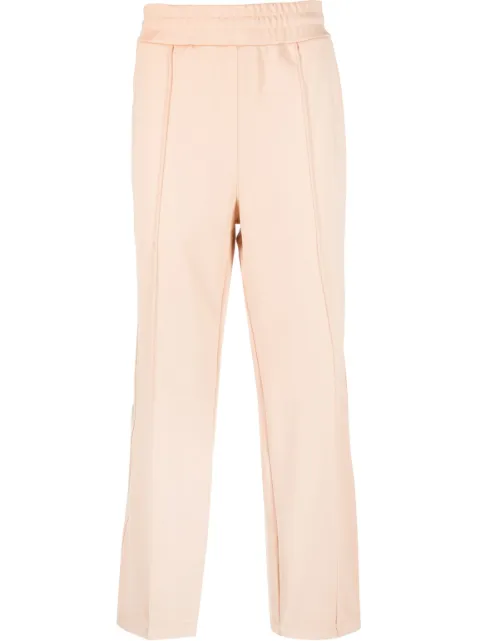 GCDS logo-print track trousers Neutrals SS23M280656