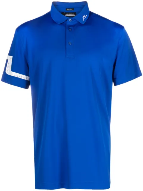 J.Lindeberg Heath contrast-trim polo Blue GMJT09778