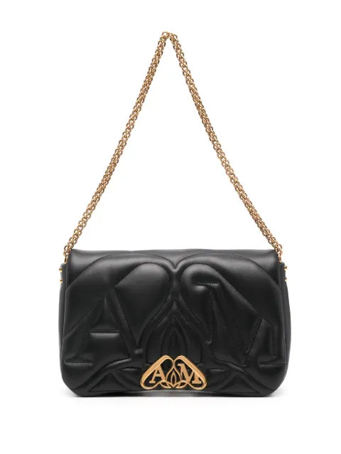 Alexander McQueen The Seal shoulder bag Black 7557031BLE1