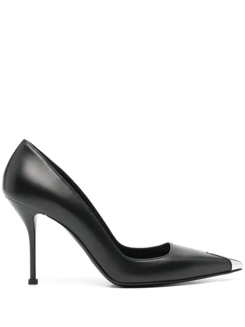 Alexander McQueen Punk 90mm leather pumps Black 757495WIEA1