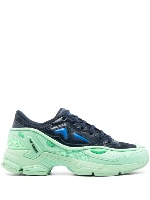 Raf Simons panelled lace-up sneakers Blue HR830001S
