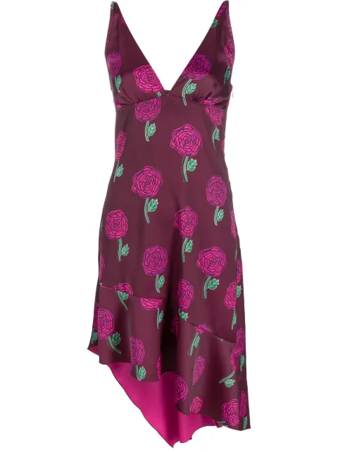 Versace Jeans Couture floral-print sleeveless dress Pink 74HAO912NS220